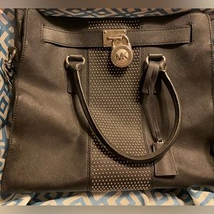 Michael Kors black and silver bag